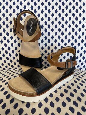 Josef Seibel black sandal size 6/6.5